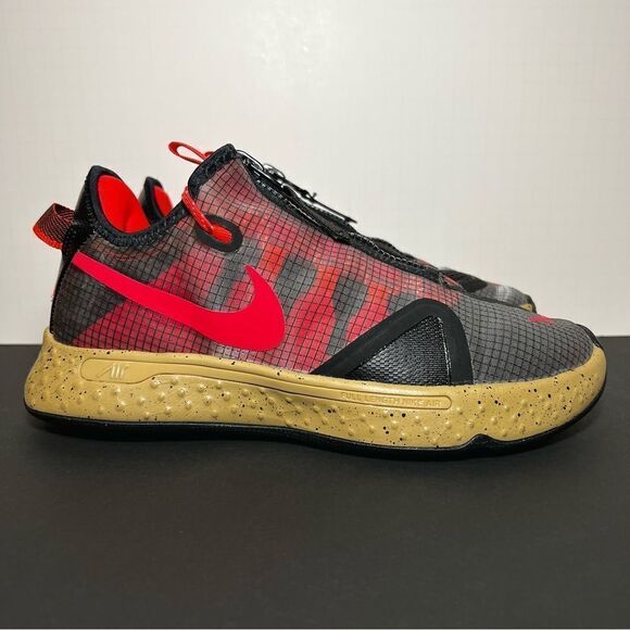 Mens NIKE PG 4 PCG Multicolor Zipper & Lace Sneakers / Size 8.5 - Picture 2 of 11